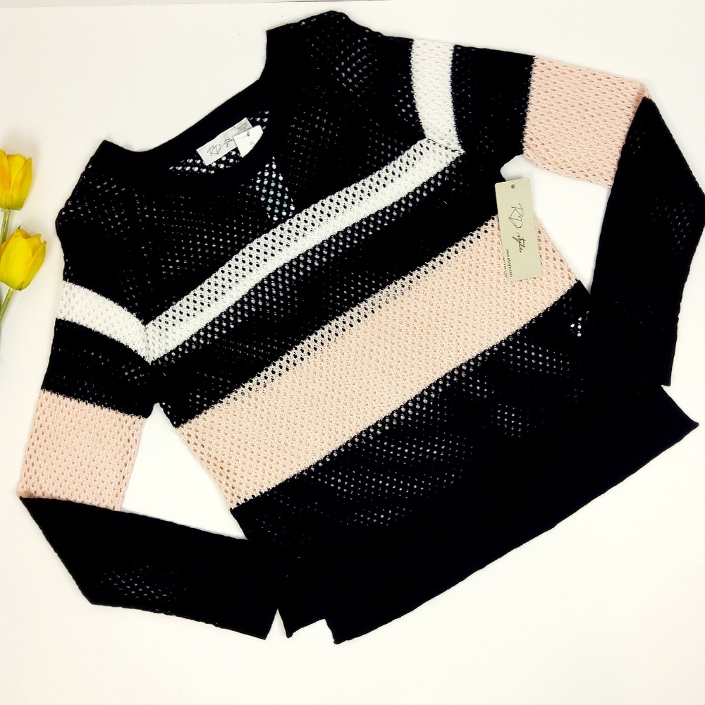 RD Style Arsenal Scoop Neck Sweater Size Medium